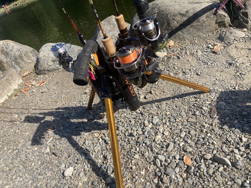 王禅寺で使うエリアトラウト用のタックル