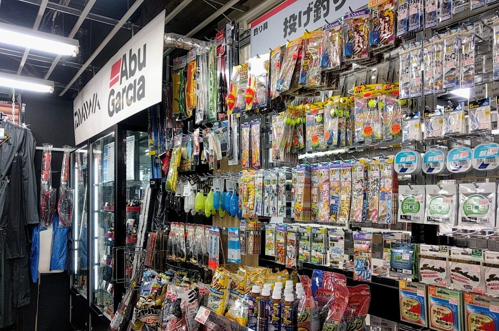 釣具が充実している某ホームセンター。