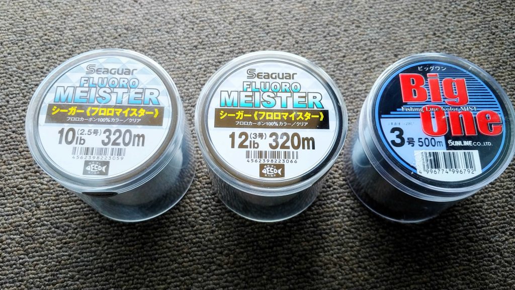 カワハギ投げ釣りの胴突き仕掛けに使用するライン