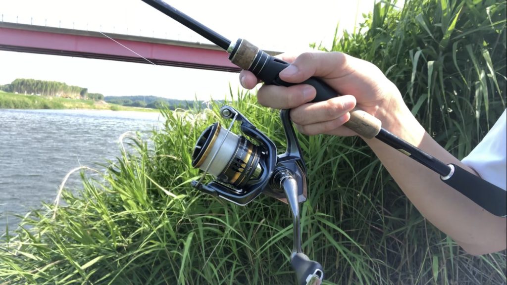 スピニングタックルでのキャスティング1