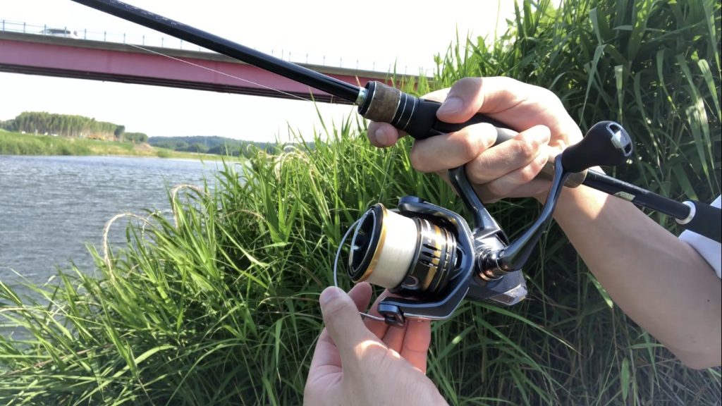 スピニングタックルでのキャスティング2