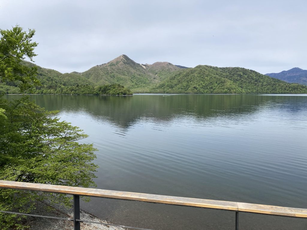 中禅寺湖山側の風景